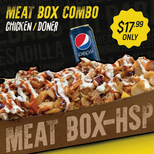 Meat Box Combo Ali Baba Kebabs